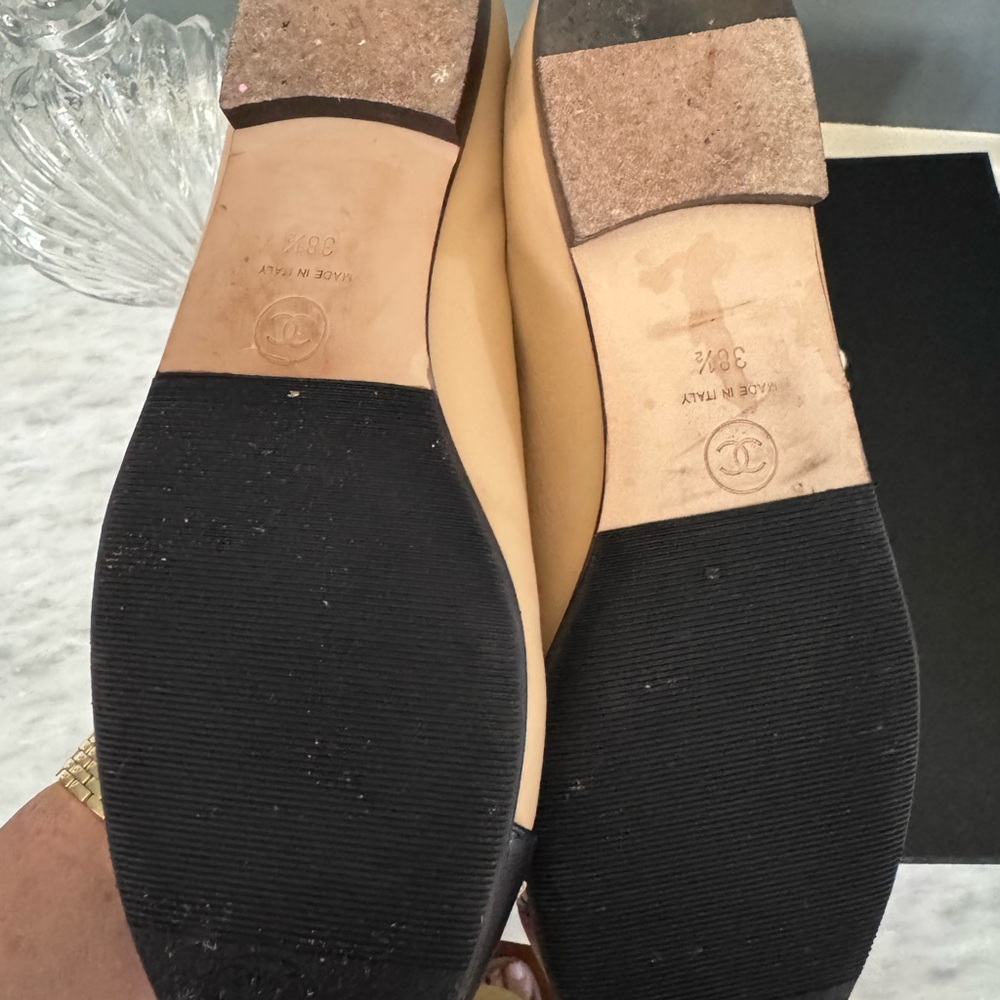 Chanel ballet flats Lambskin
Beige & Black 38.5 - Picture 3 of 15